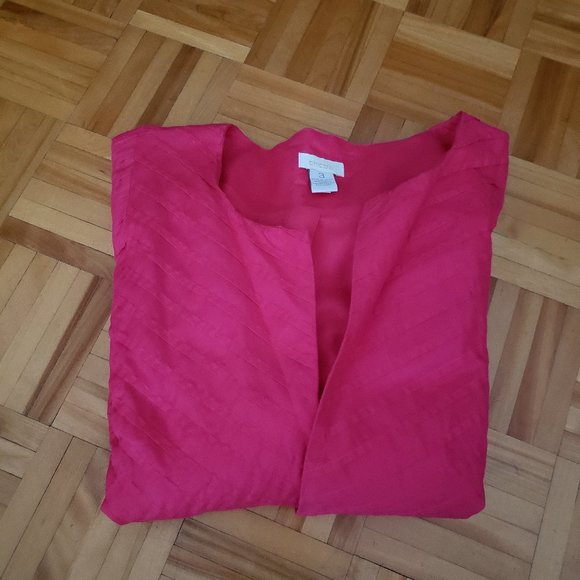 Chico's Pink Open Blazer - Picture 7 of 7